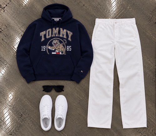 Tommy hilfiger hoodie - hilfiger, blau